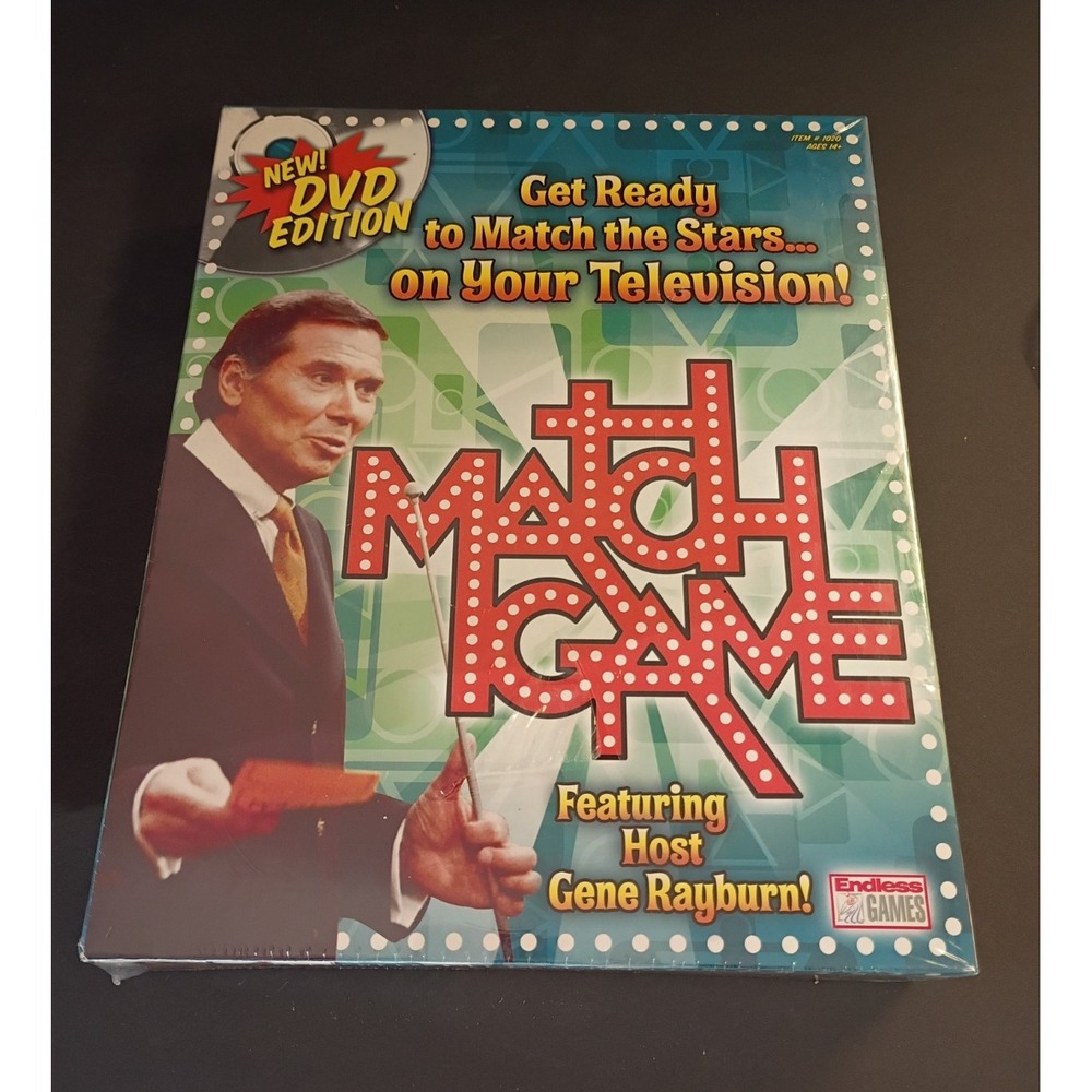 Endless Games Match Game DVD Edition TV Show Board Game Complete 2+ Players 8+